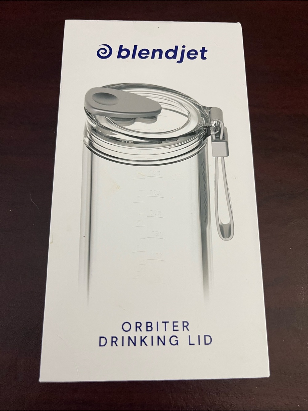 Orbiter Drinking Lid Replacement - Clear with Gray